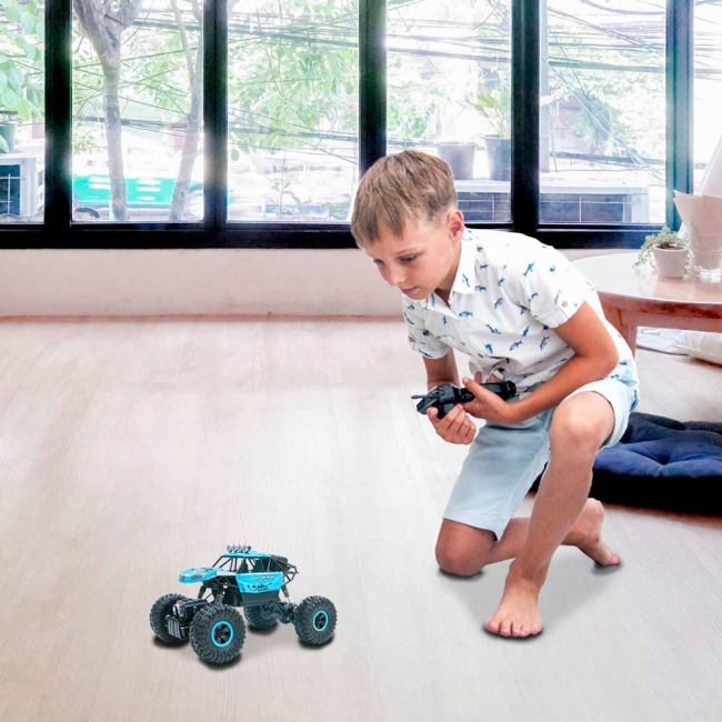 Радиоуправляемые модели - Автомодель Sulong Toys Off-road crawler Super sport 1:18 синяя радиоуправляемая (SL-001RHB)#5