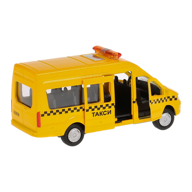 Транспорт и спецтехника - Автомодель Технопарк Газель Next такси инерционная (SB-18-19-T-WB)#3