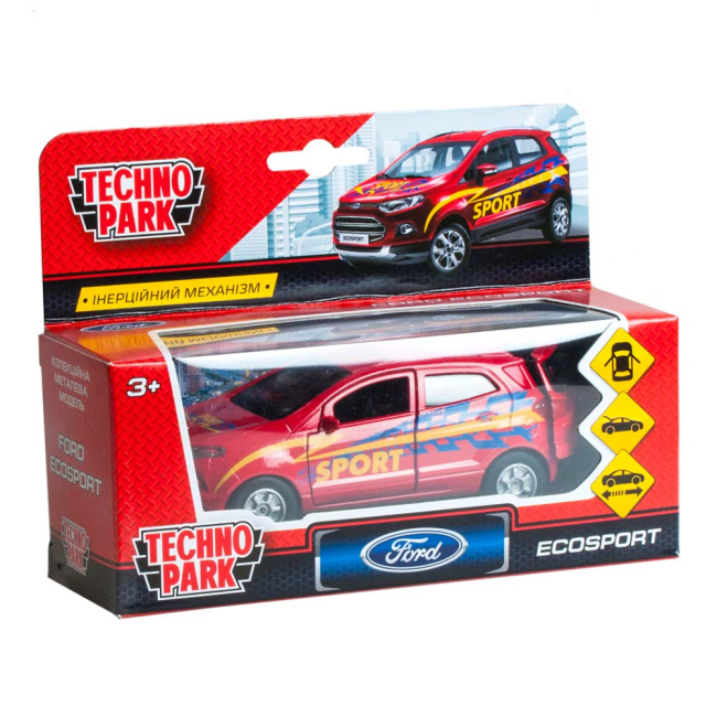 Автомодели - Автомодель Технопарк Ford Ecosport инерционная (SB-18-21-S-WB)#3
