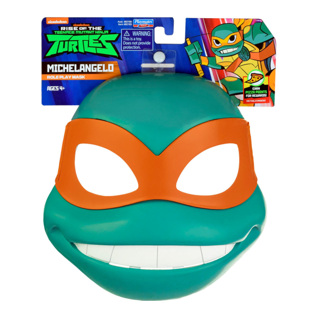 Костюмы и маски - Игрушечная амуниция TMNT Эволюция черепашек-ниндзя Маска Микеланджело (82183)#2