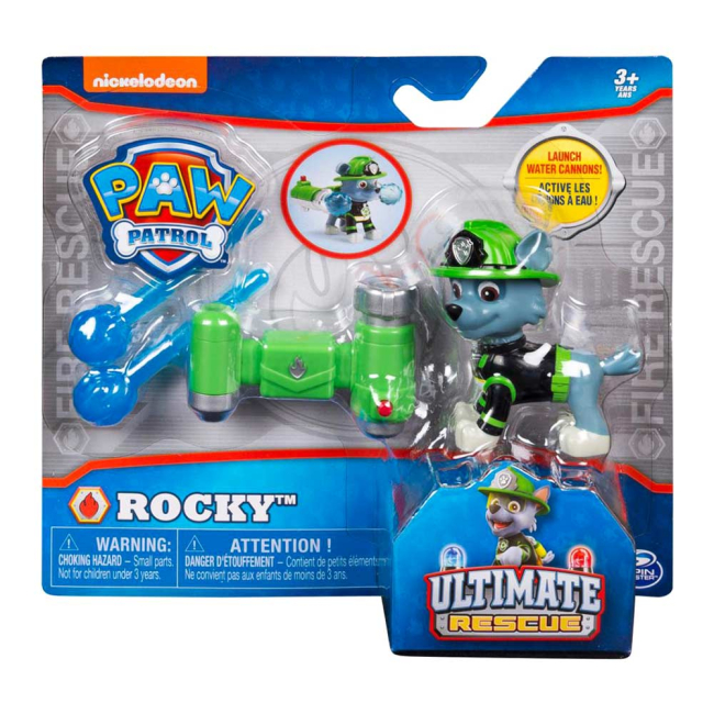 Фигурки персонажей - Набор Paw patrol Чрезвычайная миссия Рокки и водяная пушка (SM16655/8289)#5