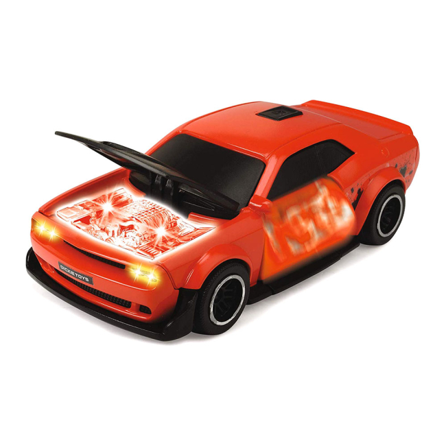 Автомодели - Автомодель Dickie Toys Додж Челленджер 1:32 красный с эффектами 15 см (3752009-2)#2