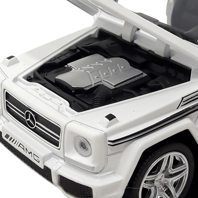 Транспорт и спецтехника - Автомодель Автопром Mercedes benz G65 Полиция 1:32 металлическая с эффектами (7844-4)#3