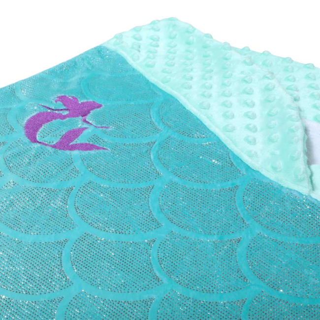 Костюмы и маски - Плед-спальник Blankie tails Disney Русалочка Хвост Ариэль (BT0093-B)#2