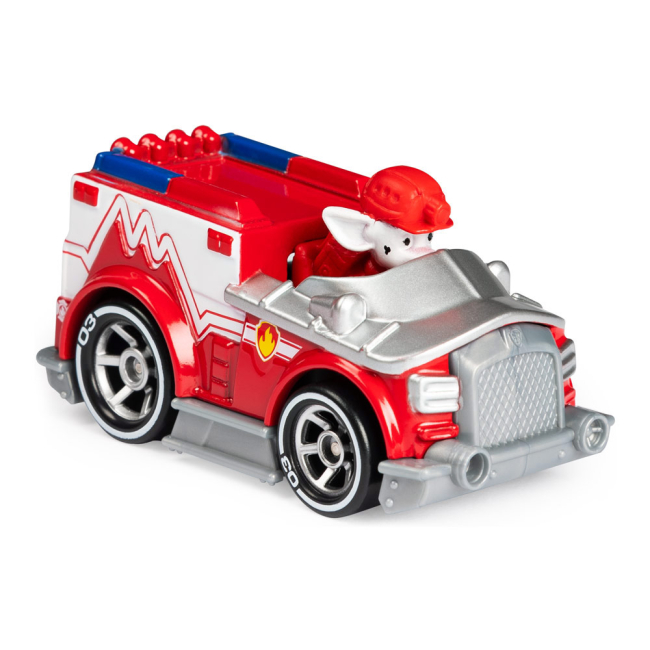 Фигурки персонажей - Фигурка Paw Patrol Маршал EMT и спасательная машинка металлическая (SM16782-6)#2