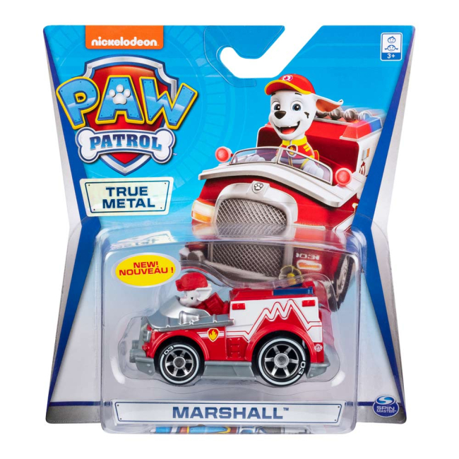 Фигурки персонажей - Фигурка Paw Patrol Маршал EMT и спасательная машинка металлическая (SM16782-6)#3