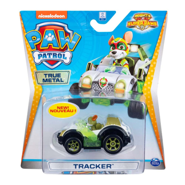 Фігурки персонажів - Фігурка Paw patrol Могутній Трекер і рятувальна машинка металева (SM16782-11)#3