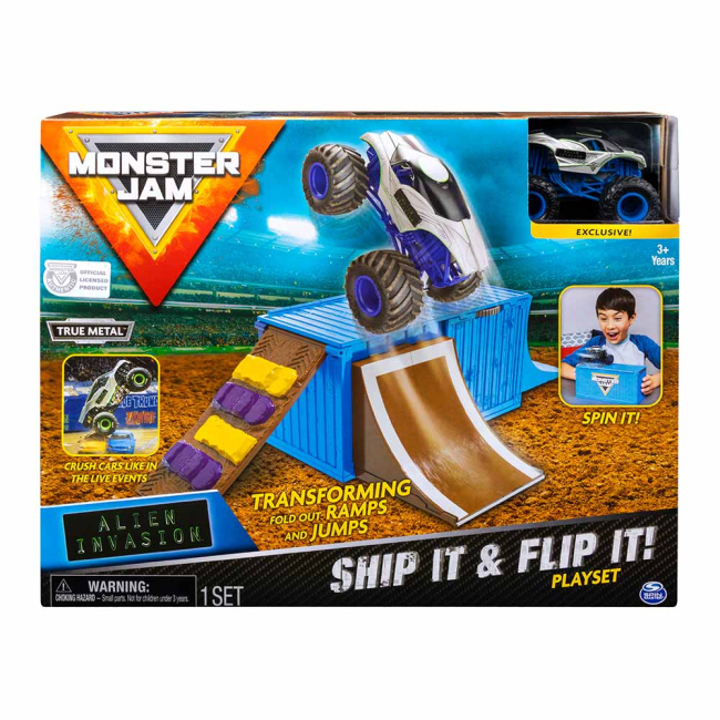 Автотреки - Трек Monster jam Вторжение Транспортный контейнер (6045029-1)#4