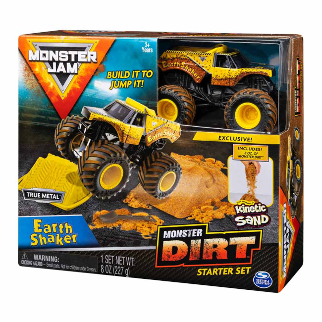 Автотреки - Трек Monster jam Monster dirt Землекрушитель с кинетическим песком (6045198-1)#4