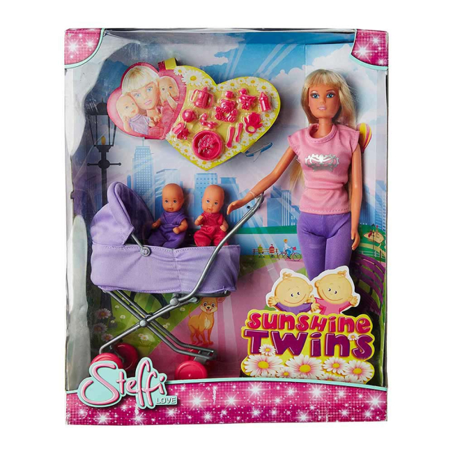 Ляльки - Набір Steffi & Evi Love Лялька Штеффі із фіолетовою коляскою (5378060/5738060-3)#2
