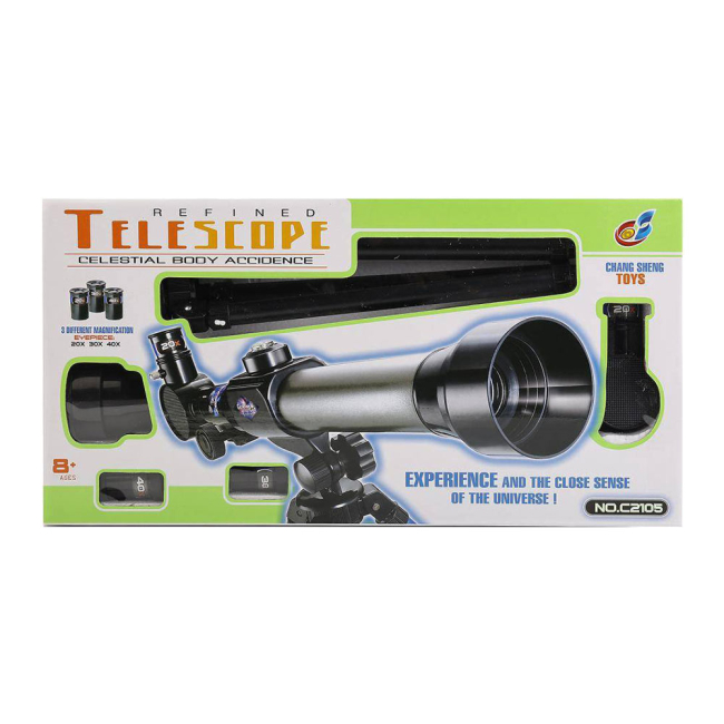Наукові ігри, фокуси та досліди - Дитячий телескоп Maya toys Полічи зірки із триногою (C2105)#5