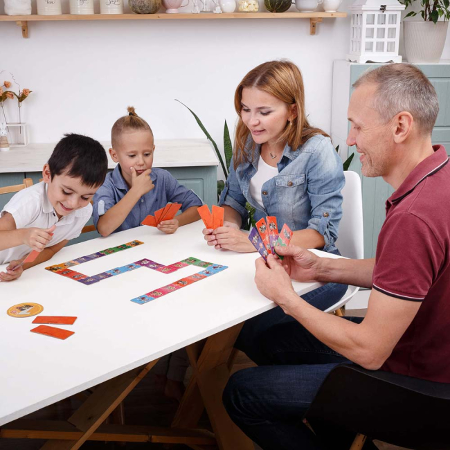 Настільні ігри - Настільна гра Vladi Toys 44 коти Доміно українською (VT8055-14)#3