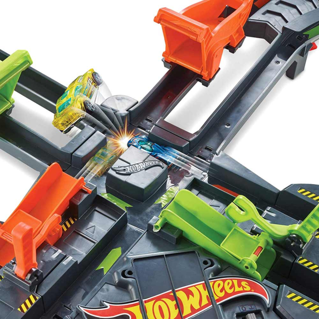Автотреки - Трек Hot Wheels Action Грандиозное столкновение с эффектами (GFH87)#3