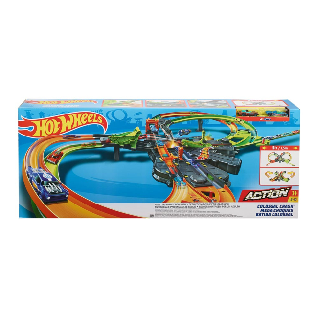 Автотреки - Трек Hot Wheels Action Грандиозное столкновение с эффектами (GFH87)#4