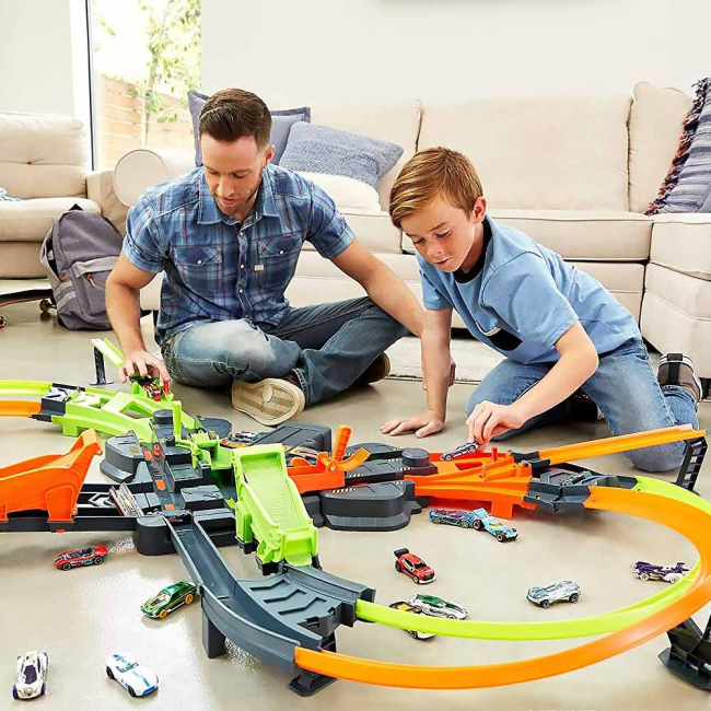 Автотреки - Трек Hot Wheels Action Грандиозное столкновение с эффектами (GFH87)#5