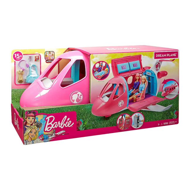 Транспорт і улюбленці - Ігровий набір Barbie Travel Літак (GDG76)#4