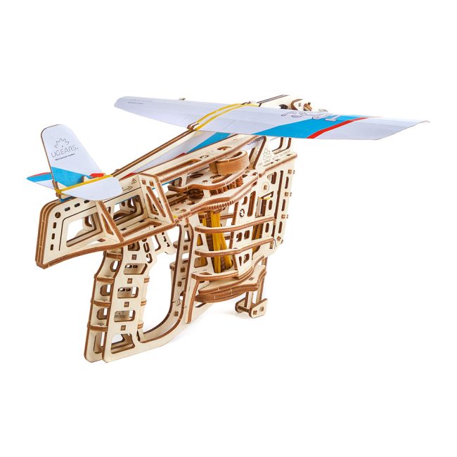 3D-пазлы - Трехмерный пазл Ukrainian gears Пускатель самолетиков механический (70075)#2