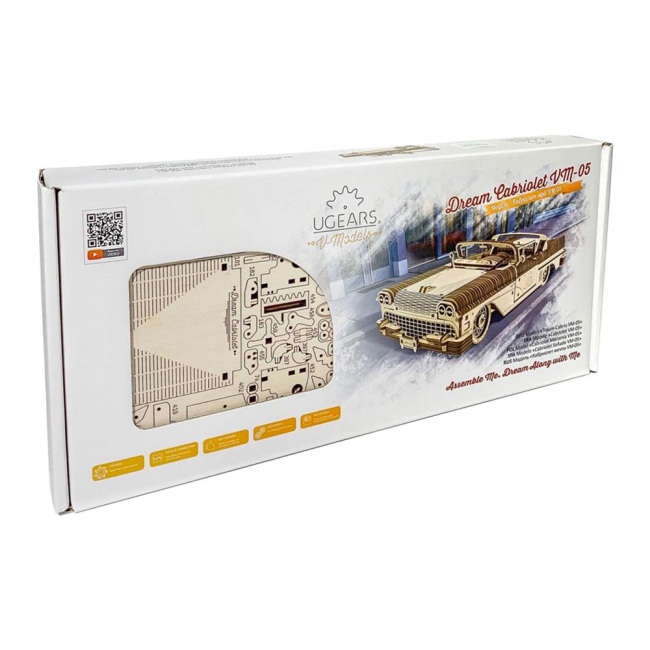 3D-пазлы - Трехмерный пазл Ukrainian gears Кабриолет мечты VM-05 механический (70073)#5