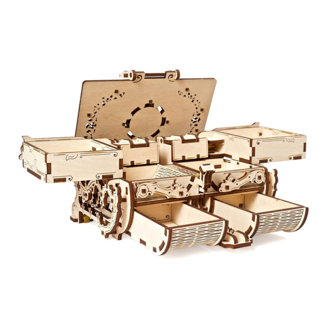 3D-пазлы - Трехмерный пазл Ukrainian gears Антикварная шкатулка механический (70089)#4