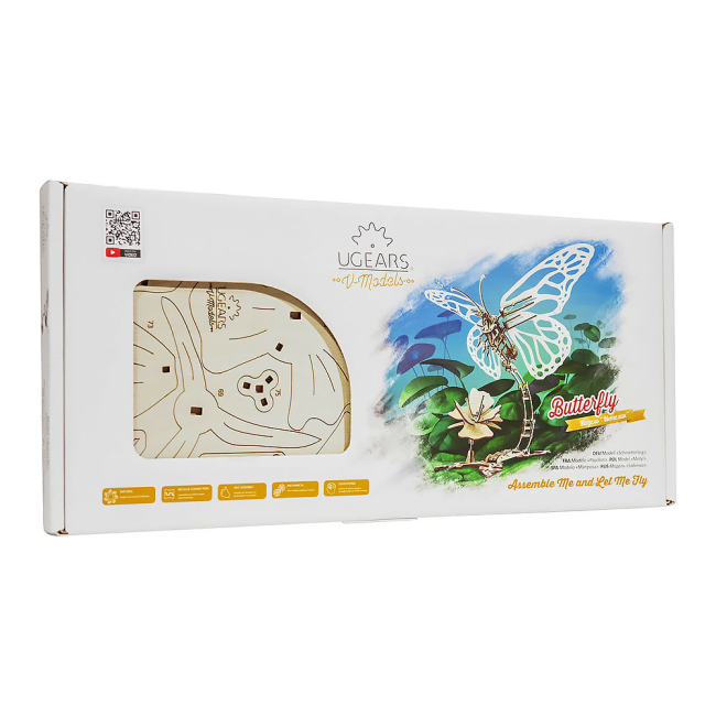 3D-пазлы - Трехмерный пазл Ukrainian gears Бабочка механический (70081)#4