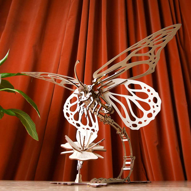 3D-пазлы - Трехмерный пазл Ukrainian gears Бабочка механический (70081)#5