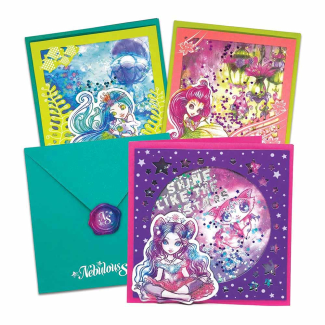 Набори для творчості - Набір для творчості Nebulous stars Магічні листівки (707090)#3