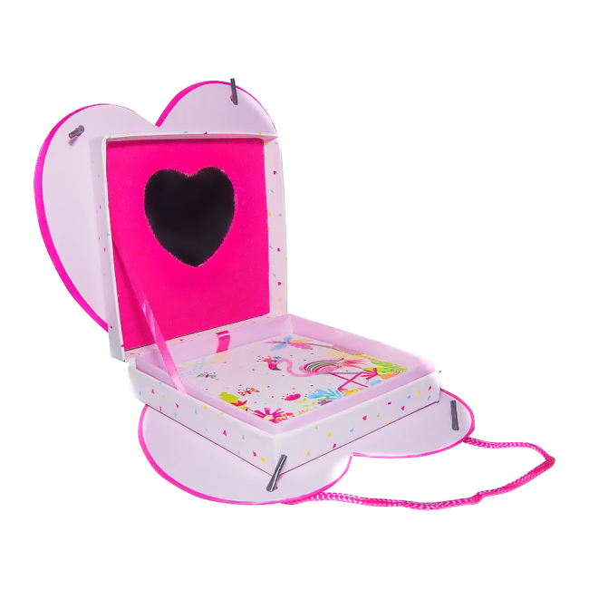 Канцтовари - Блокнот Malevaro Фламінго на замочку в коробці із дзеркальцем 56 л (D481853)#2