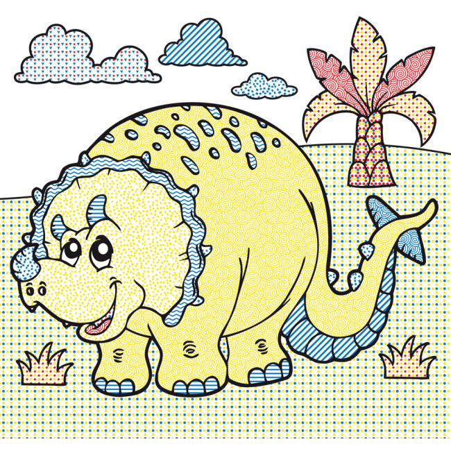 Раскраски и активитибуки (2-6 лет) - Книжка «Найкраща водяна розмальовка. Динозаври» українською (9789669871039)#2