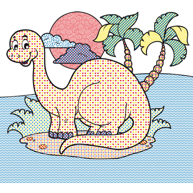 Раскраски и активитибуки (2-6 лет) - Книжка «Найкраща водяна розмальовка. Динозаври» українською (9789669871039)#3