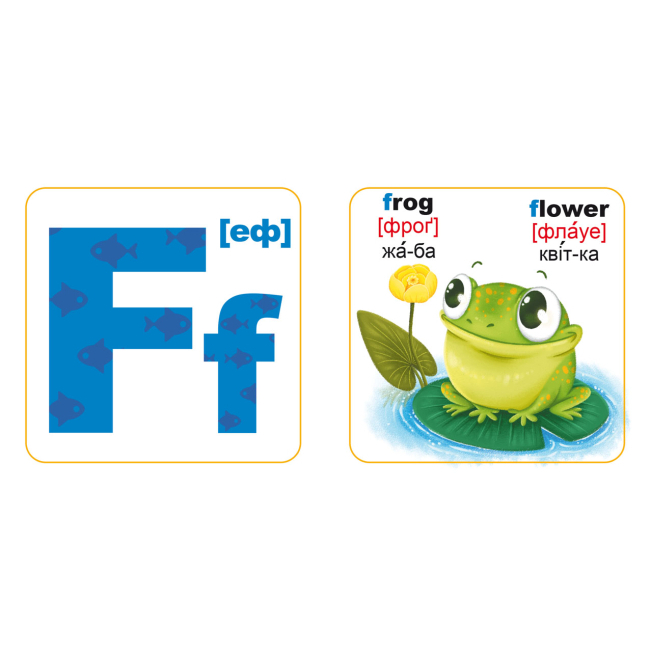 Обучающие игрушки - Умные карточки Crystal Book English ABC 30 штук (9789669369642)#2