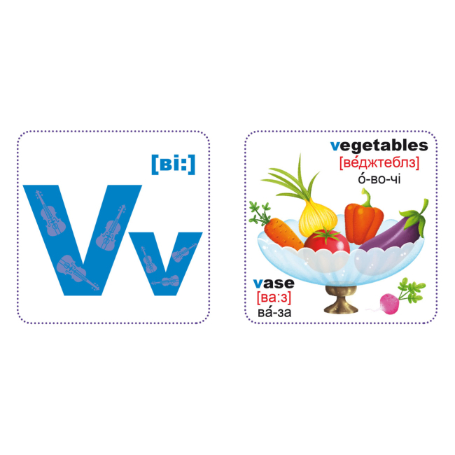 Обучающие игрушки - Умные карточки Crystal Book English ABC 30 штук (9789669369642)#3