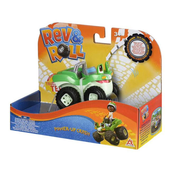 Фігурки персонажів - Машинка Rev and Roll Увімкни Краш (EU881240)#2