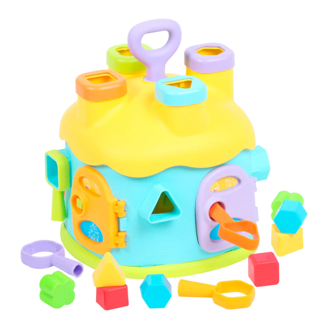 Розвивальні іграшки - Сортер Bebelino Будинок із ключиками (58142)#2
