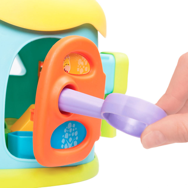 Розвивальні іграшки - Сортер Bebelino Будинок із ключиками (58142)#3