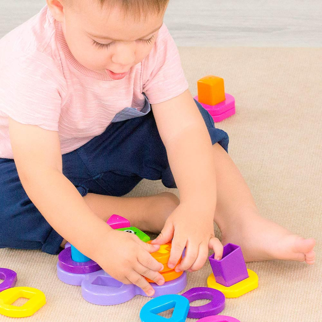 Развивающие игрушки - Развивающая игрушка Bebelino Пазл цветок (58144)#5