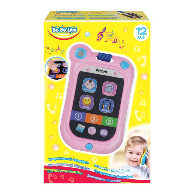 Розвивальні іграшки - Інтерактивна іграшка BeBeLino Смартфон рожевий (58159)#2