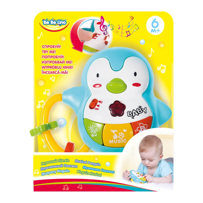 Розвивальні іграшки - Розвивальна іграшка Bebelino Пінгвін із ефектами (58161)#2