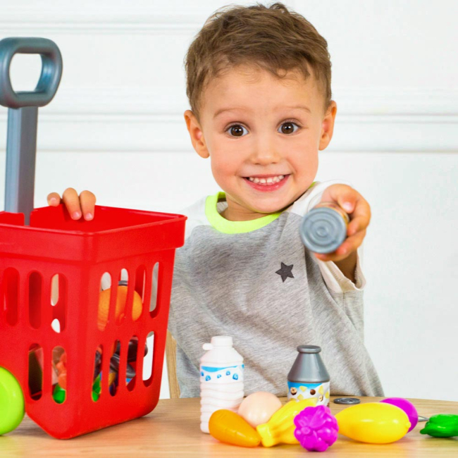 Наборы профессий - Игровой набор Bebelino Тележка с продуктами (58148)#5