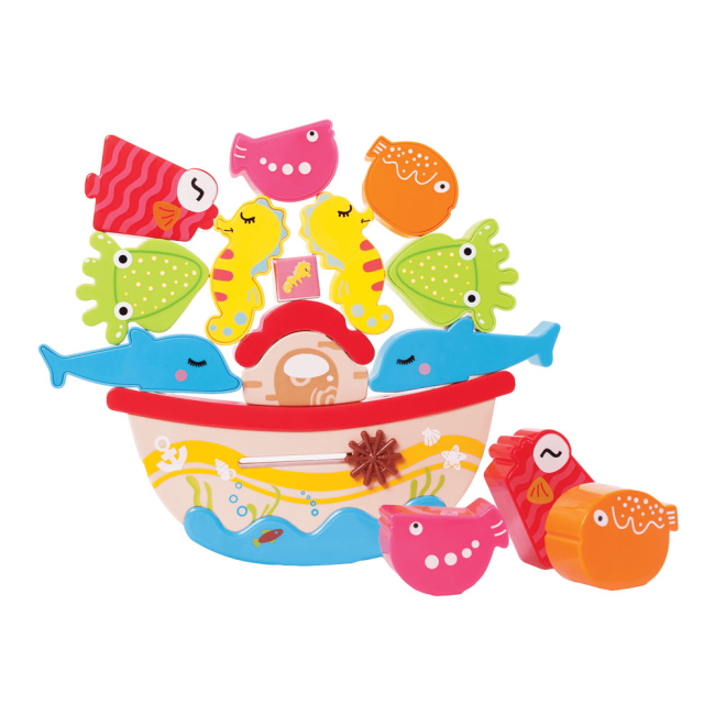 Настольные игры - Настольная игра-баланс Bebelino Корабль с животными (58151)#2