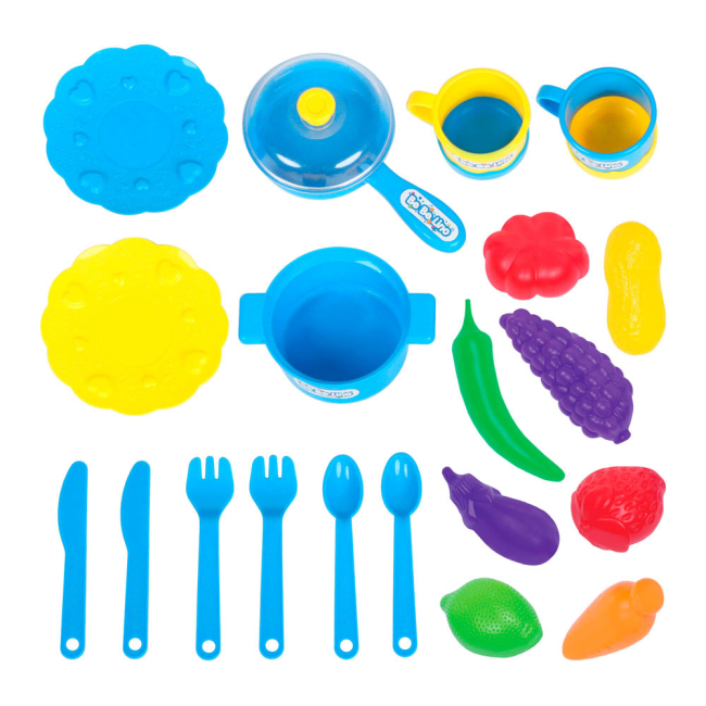 Дитячі кухні та побутова техніка - Ігровий набір Bebelino Маленький кухар із ефектами (58120)#2