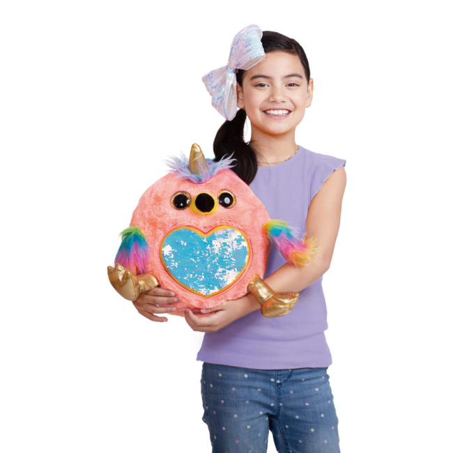 Мягкие животные - Мягкая игрушка-сюрприз Rainbocorns Большой бант с паетками (9209A)#5