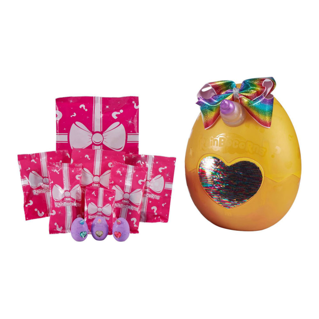 М'які тварини - М'яка іграшка-сюрприз Rainbocorns Великий бант веселковий (9209B)#2