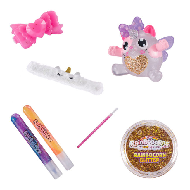 М'які тварини - М'яка іграшка-сюрприз Rainbocorns Великий бант зі сріблястої фольги (9209D)#4