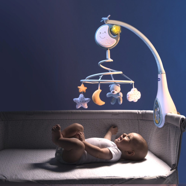 Подвески, мобили - Мобайл Chicco Next2Dreams 3 в 1 голубой с эффектами (8058664089772)#3