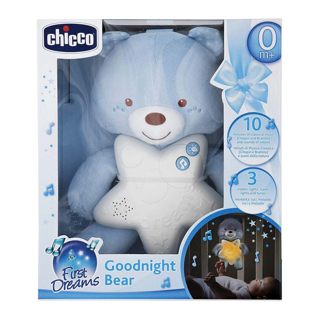 Ночники, проекторы - Подвеска Chicco First dreams Спокойной ночи медвежонок голубой с эффектами (8058664079711)#2