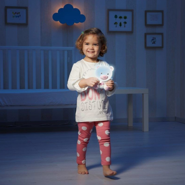 Ночники, проекторы - Ночник Chicco Фантастический свет розовый со звуковым эффектом (8058664111381)#4