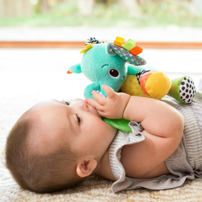 Подвески, мобили - Подвеска-погремушка Infantino Слоненок (005378I)#3