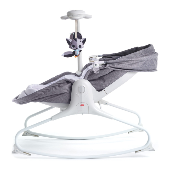 Крісла-качалки - Ліжечко-гойдалка Tiny Love Мамині обійми 3 в 1 сіре із каптуром та ефектами (1805500030)#2