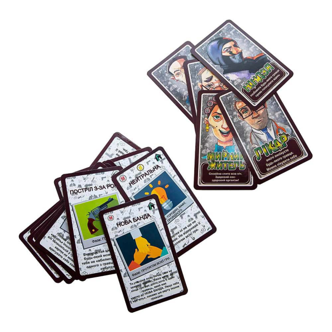 Настільні ігри - Настільна гра Strateg Мафія українською (4820175998966)#2