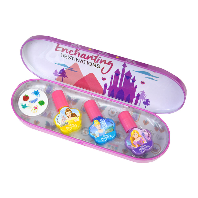 Косметика - Набір лаків для нігтів Markwins DP Відкрий нову пригоду металевий футляр (1599020E)#2